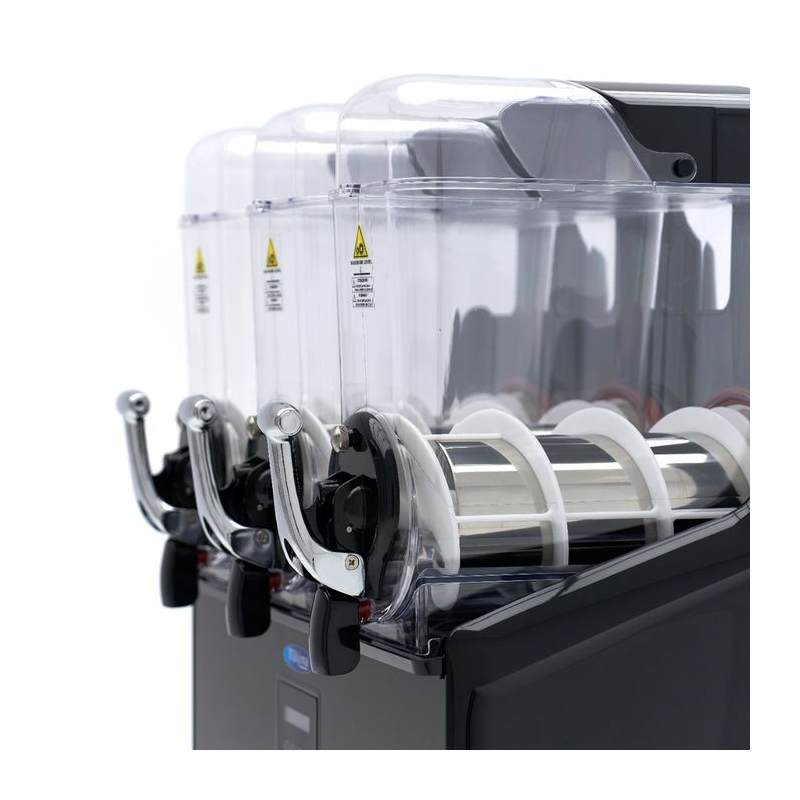 Granitamachine & slushmachine - 3x 12 L - digitaal display - Maxima - 09504006