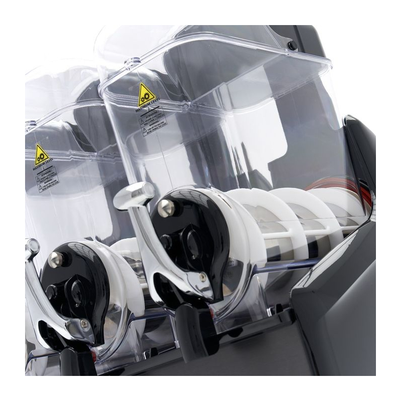 Granitamachine & slushmachine - 3x 12 L - digitaal display - Maxima - 09504006