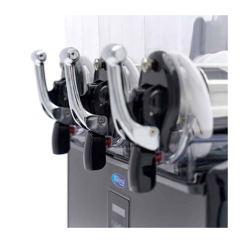 Granitamachine & slushmachine - 3x 12 L - digitaal display - Maxima - 09504006