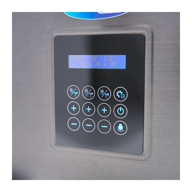 Granitamachine & slushmachine - 3x 12 L - digitaal display - Maxima - 09504006