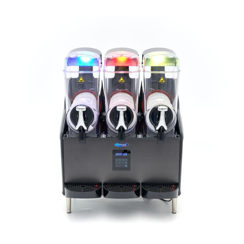 Granitamachine & slushmachine - 3x 12 L - digitaal display - Maxima - 09504006