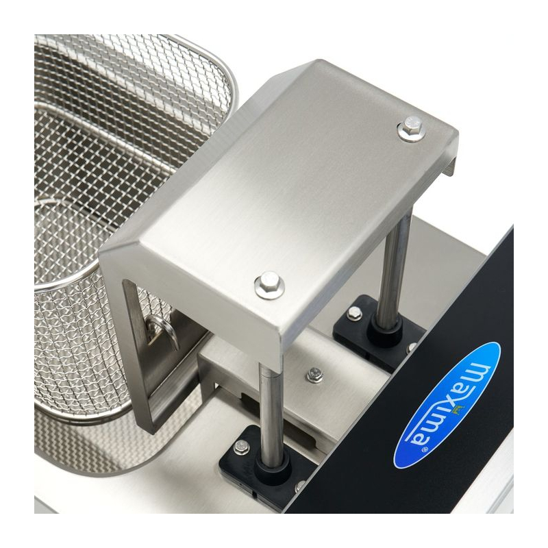 Friteuse - 8 L - 1 mand - inductie - heftsysteem - met aftapkraan - Maxima - 09371450