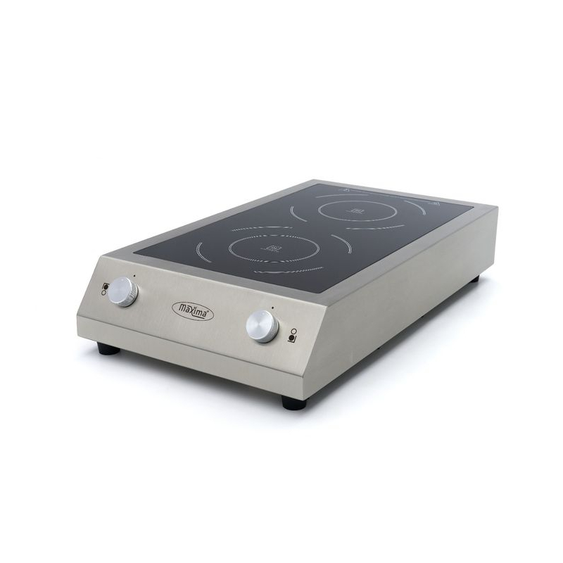 Inductie kookplaat 700 &ndash; 2 branders &ndash; 7000W - Maxima - 09371550