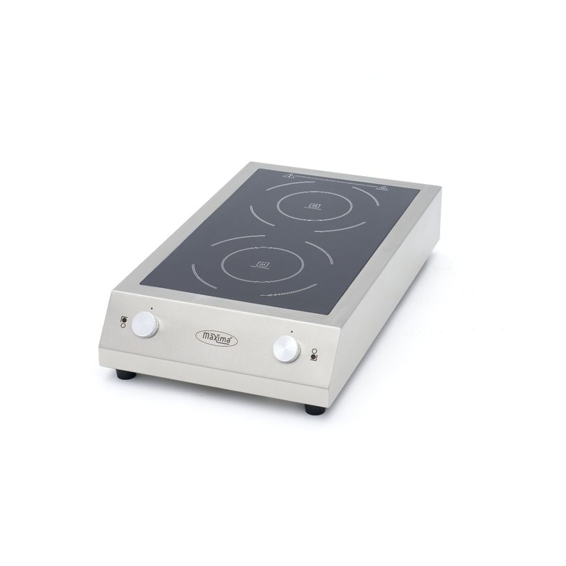 Inductie kookplaat 700 &ndash; 2 branders &ndash; 7000W - Maxima - 09371550