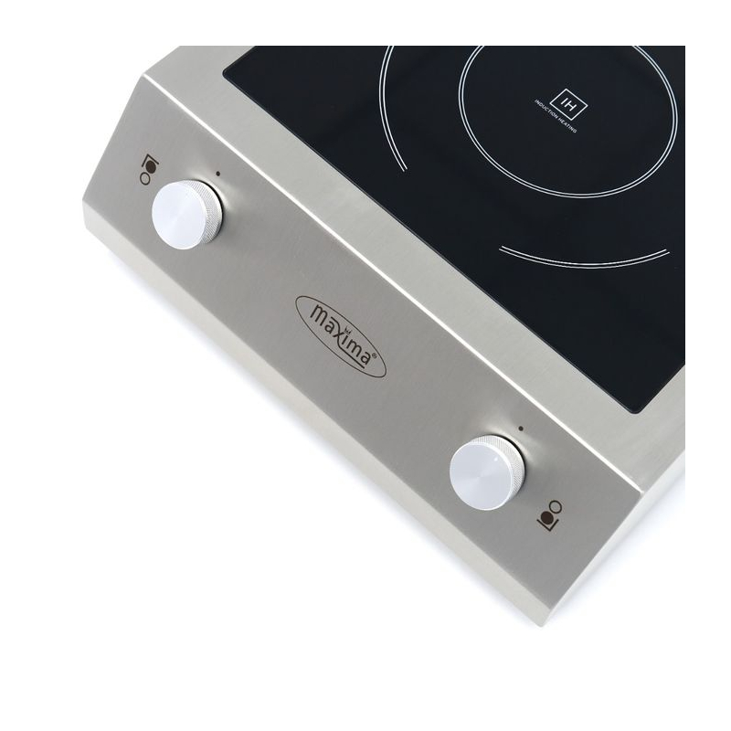 Inductie kookplaat 700 &ndash; 2 branders &ndash; 7000W - Maxima - 09371550