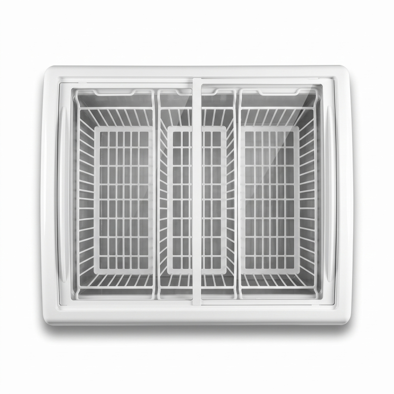 Cong&eacute;lateur/Frigo avec Porte Coulissantes Vitr&eacute;e 256 Litres - SDW256