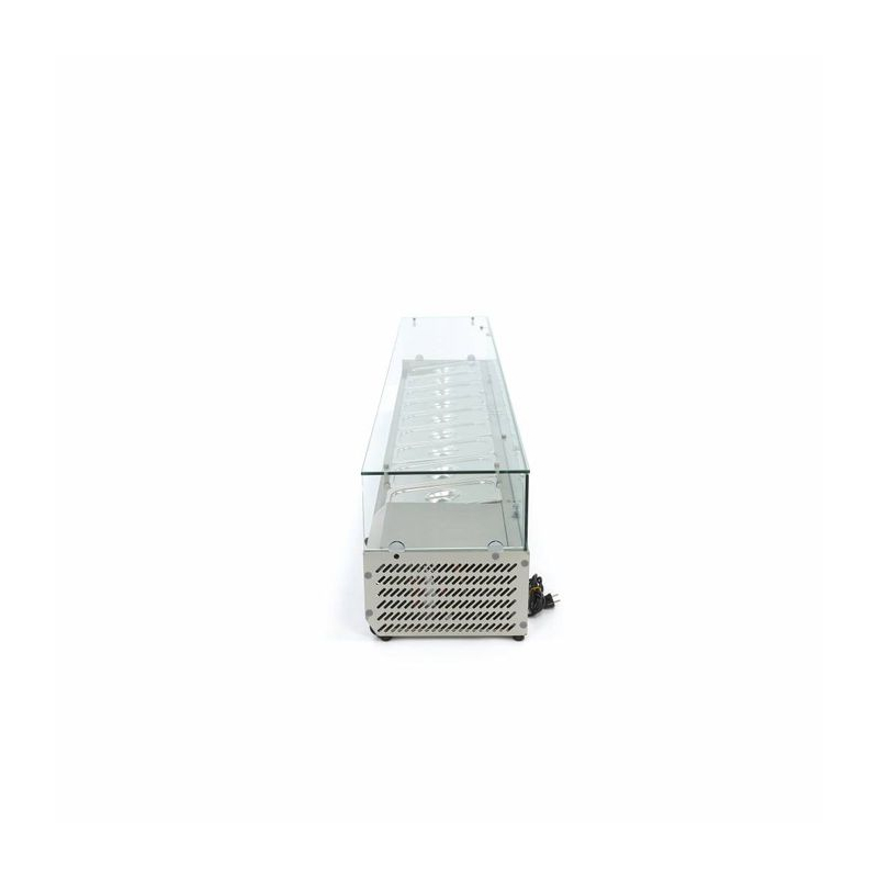 Voorbereiding koelkast voor toonbank - 200 cm - Past 9 x 1/3 GN - Maxima - 09400335