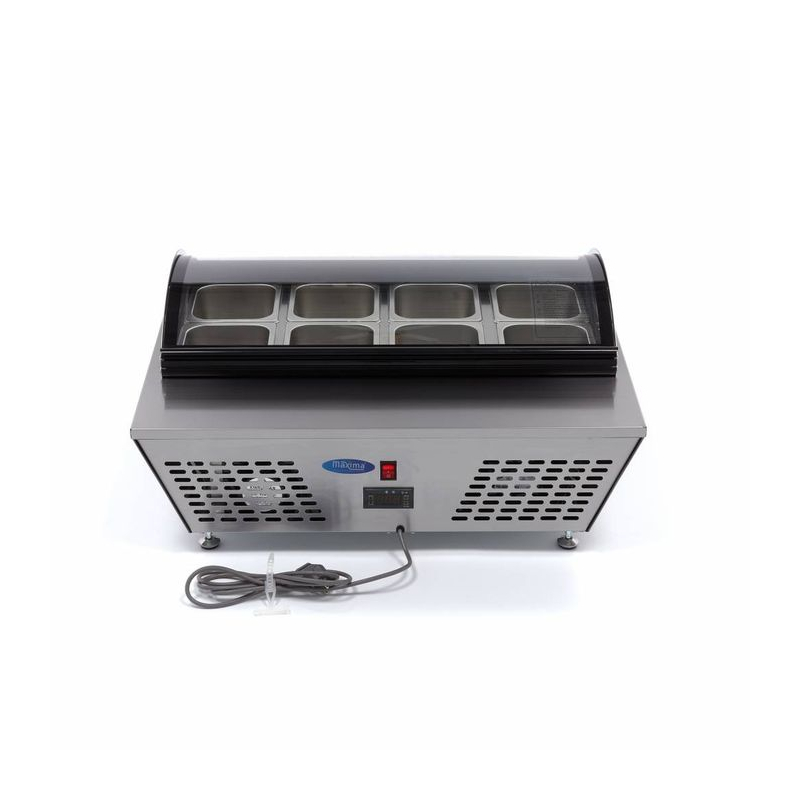 Saladette - 67 L - incl 8 x 1/6 GN - tafelmodel - Maxima - 09400870