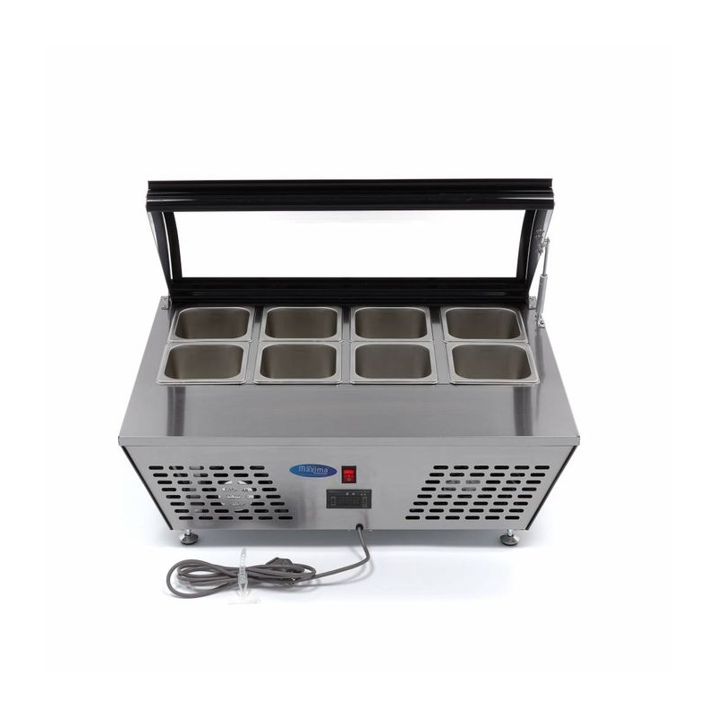 Saladette - 67 L - incl 8 x 1/6 GN - tafelmodel - Maxima - 09400870