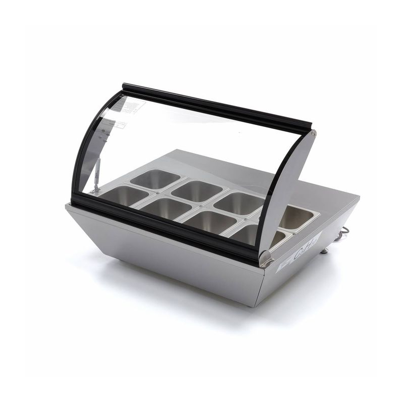 Saladette - 67 L - incl 8 x 1/6 GN - tafelmodel - Maxima - 09400870