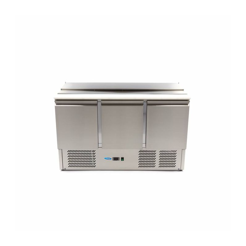 Saladette - 400 L - 137 cm - 3 deuren - incl snijplank - Maxima - 09400415
