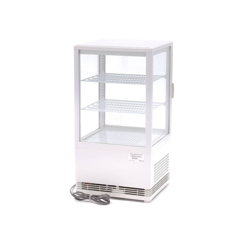 Vitrine r&eacute;frig&eacute;r&eacute;e - 58 L - 43 cm - blanc - Maxima - 09400800