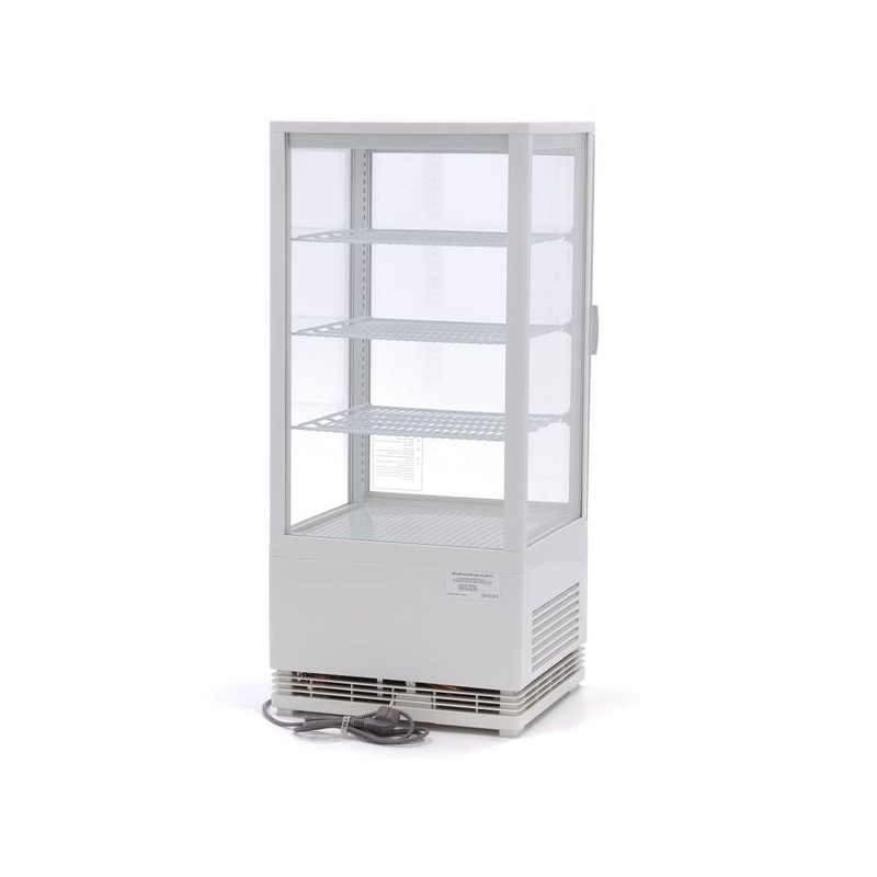 Vitrine r&eacute;frig&eacute;r&eacute;e - 78 L - 43 cm - blanc - Maxima - 09400805