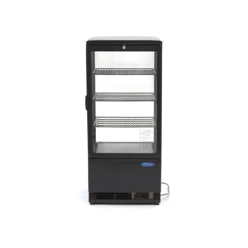 Vitrine r&eacute;frig&eacute;r&eacute;e - 78 L - 43 cm - Maxima - 09400806