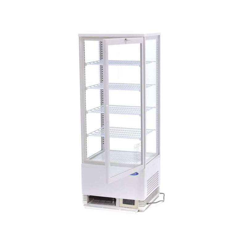 Vitrine r&eacute;frig&eacute;r&eacute;e - 98 L - 43 cm - blanc - Maxima - 09400810