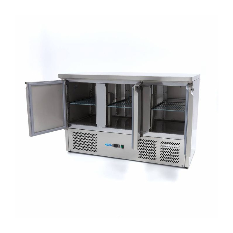 Gekoelde tafel - 137 cm - 3 deuren - Maxima - 09400435