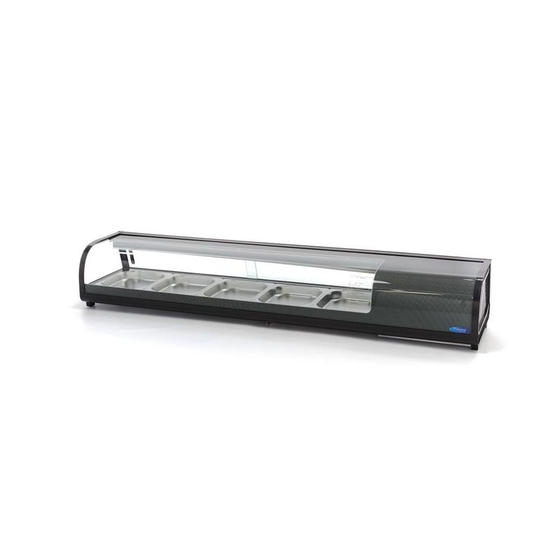 Sushi- en tapaspresentoir -132 L - incl 5 x 1/2 GN - tafelmodel - Maxima - 09400866
