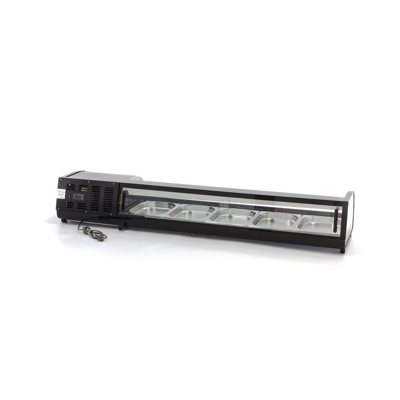 Sushi- en tapaspresentoir -132 L - incl 5 x 1/2 GN - tafelmodel - Maxima - 09400866