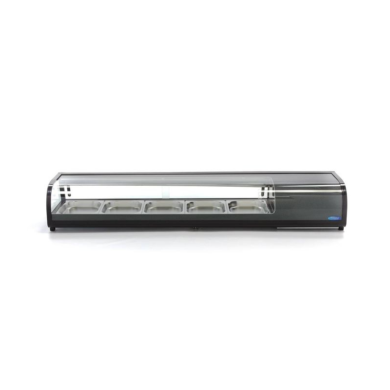Sushi- en tapaspresentoir -132 L - incl 5 x 1/2 GN - tafelmodel - Maxima - 09400866