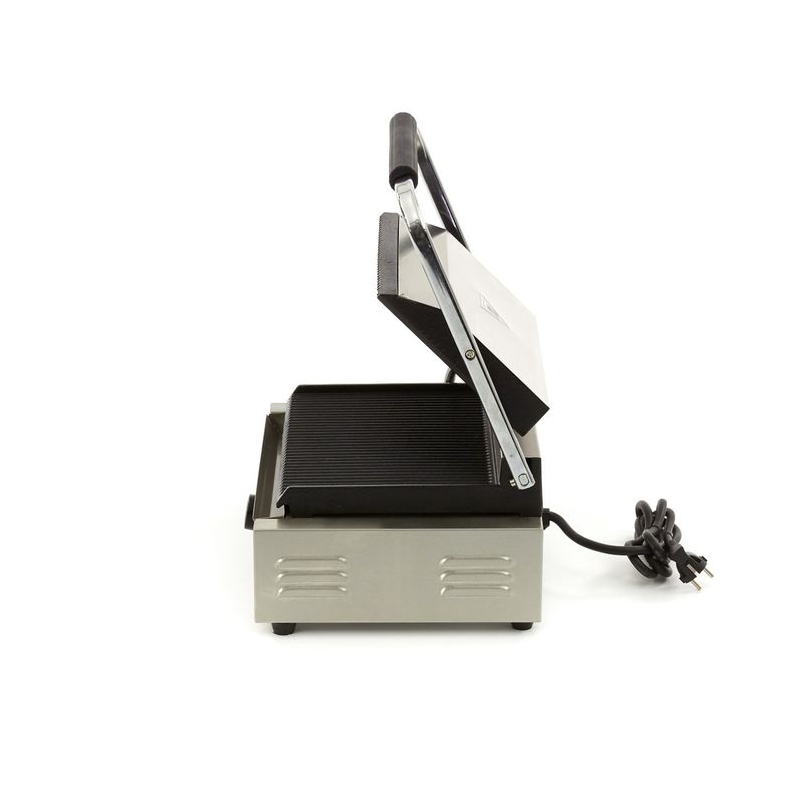 Contactgrill - gegroefd - enkele grillplaat - 33,5 cm - Maxima - 09300436