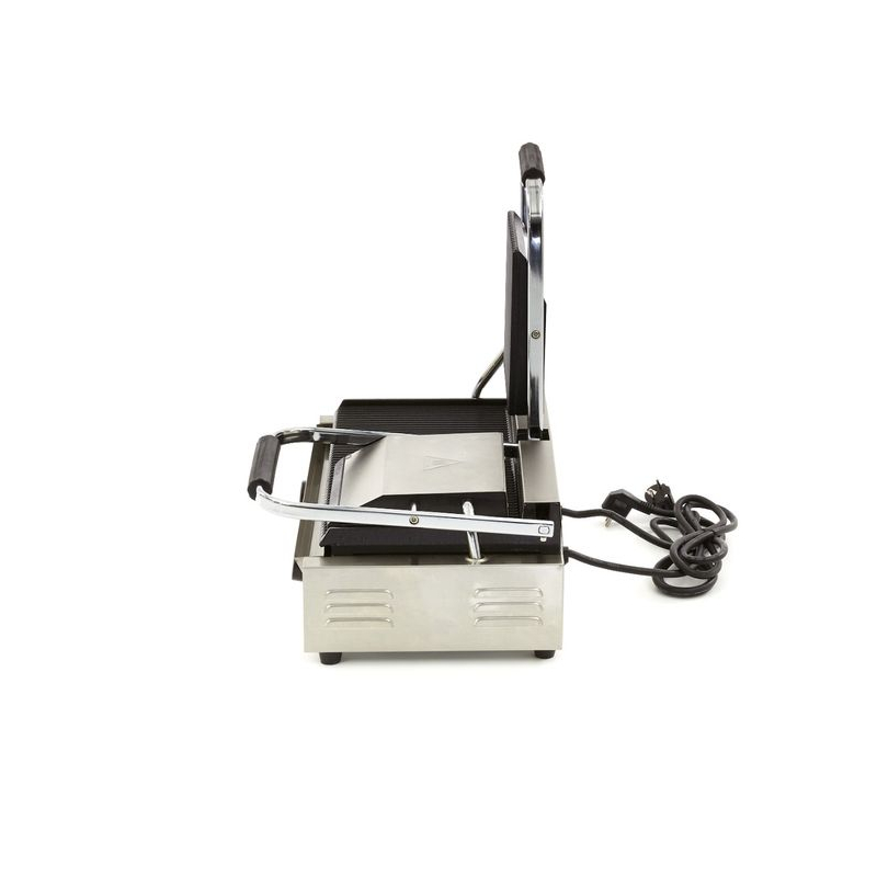 Contactgrill - gegroefd - dubbele grillplaat - 2 x 22 cm - Maxima - 09300435