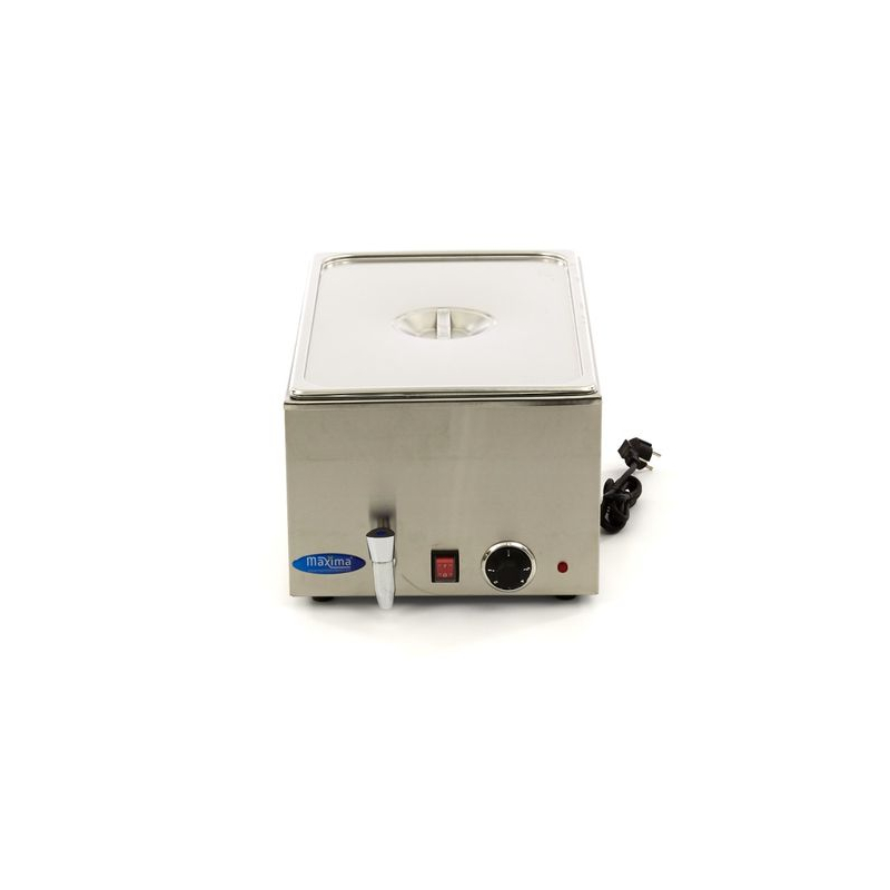 Waterbad met kraan - incl. 1/1 GN set - elektrisch - Maxima - 09300009