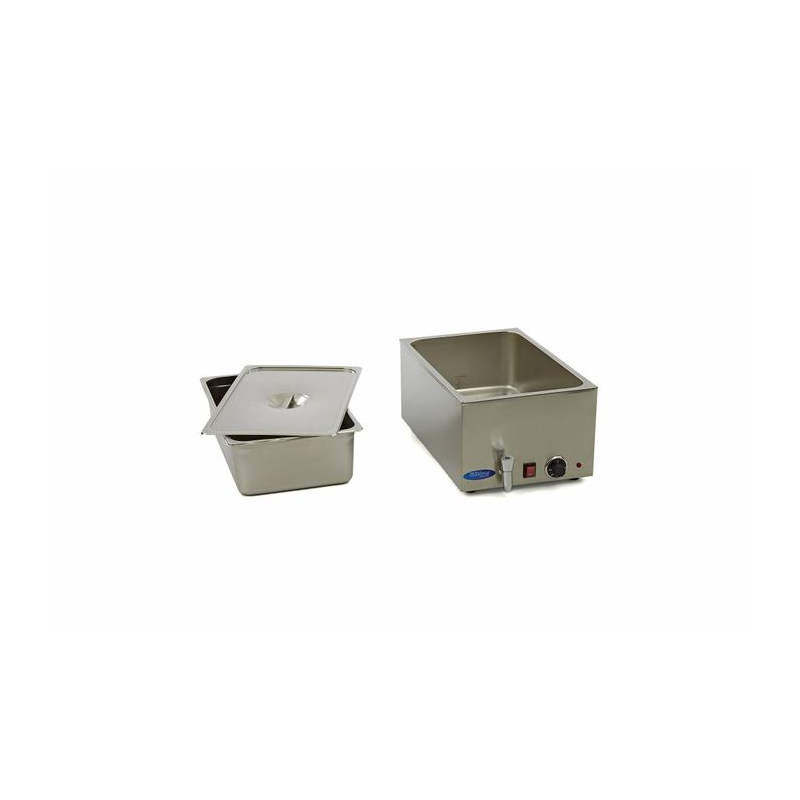 Waterbad met kraan - incl. 1/1 GN set - elektrisch - Maxima - 09300009