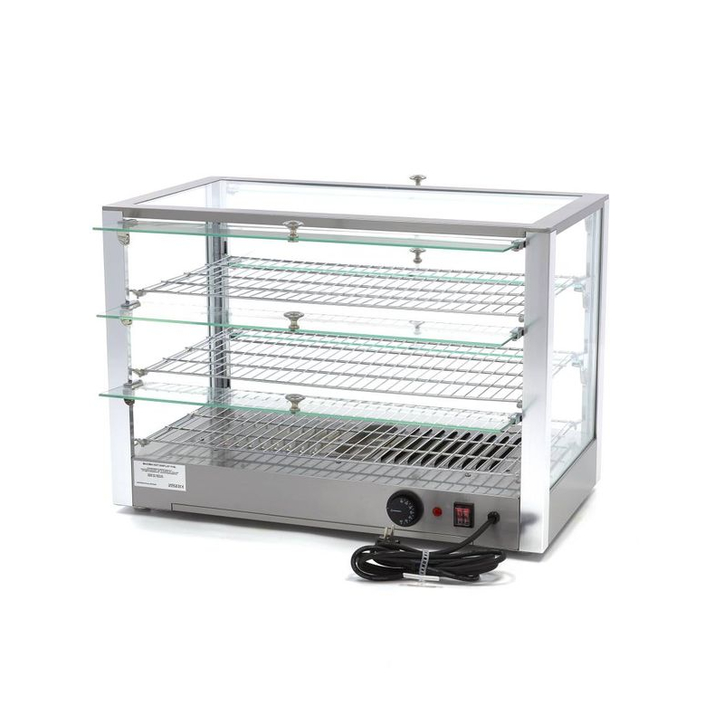 Warmhoudvitrine - 115 L - 70 cm - 3 etag&egrave;res - Maxima - 09400788