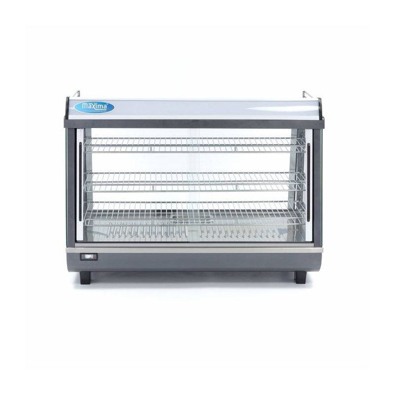 Warmhoudvitrine - 136 L - 91,5 cm - 3 etag&egrave;res - Maxima - 09400790