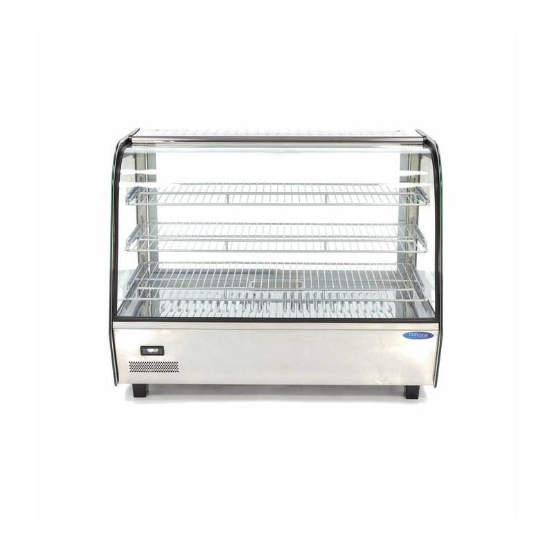 Warmhoudvitrine - 160 L - 85,6 cm - 3 etag&egrave;res - Maxima - 09400851