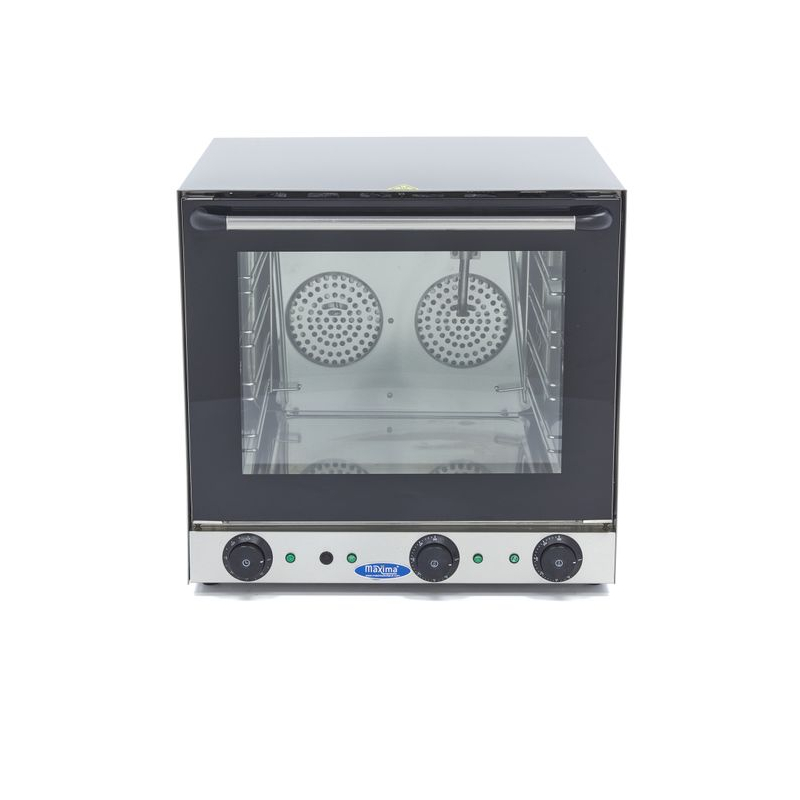 Convectie oven - grill en stoom - 4 niveaus - ingebouwde timer - Maxima - 09300418
