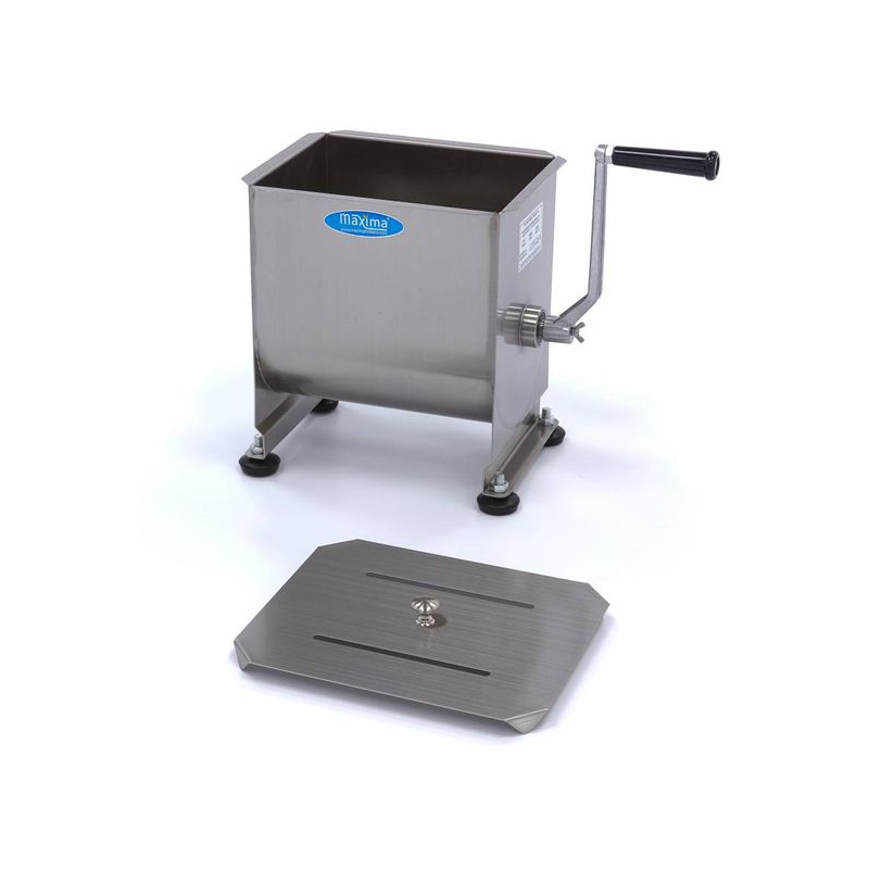 Vleesmixer - 10 L - 7,5 kg vlees - enkele as - handmatig - Maxima - 09300440