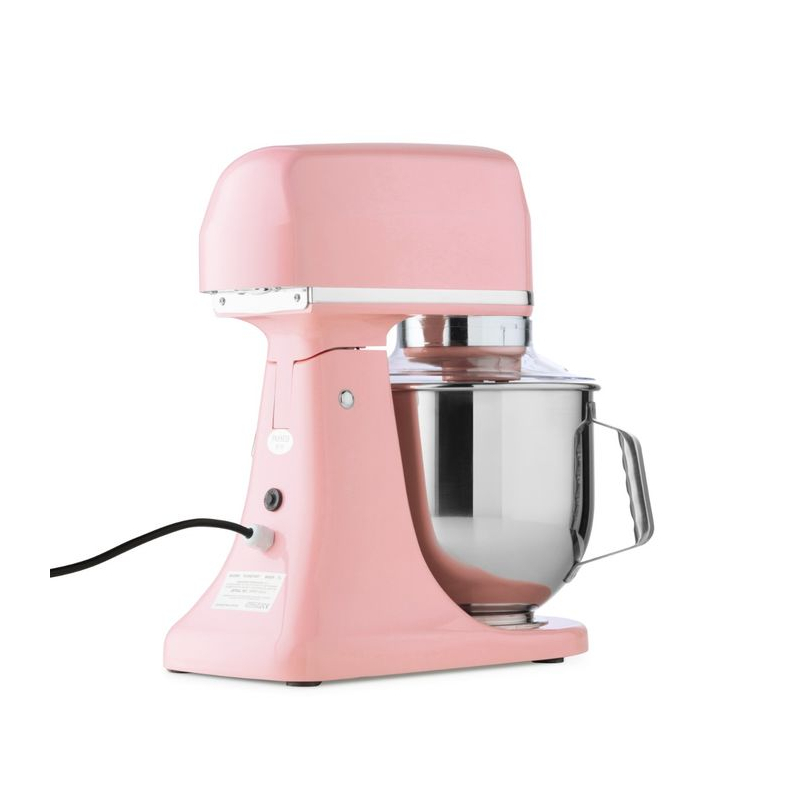 Planetaire mixer - 7 L - tot 2 kg deeg - roze - Maxima - 09300151