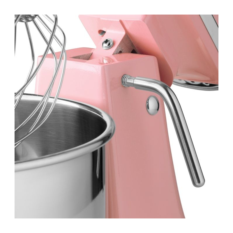 Planetaire mixer - 7 L - tot 2 kg deeg - roze - Maxima - 09300151