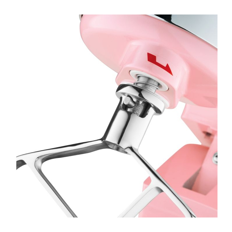 Planetaire mixer - 7 L - tot 2 kg deeg - roze - Maxima - 09300151