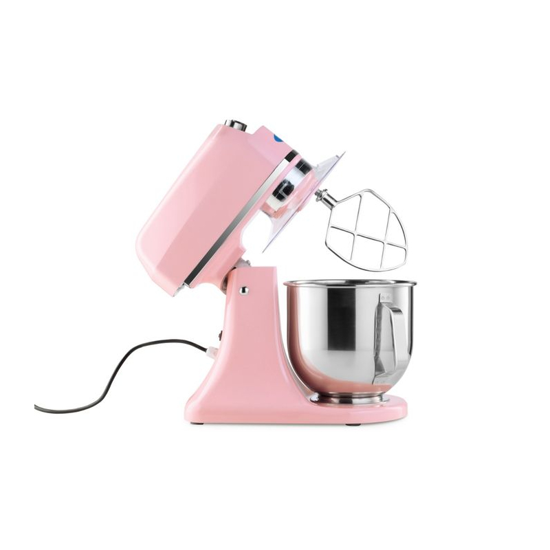 Planetaire mixer - 7 L - tot 2 kg deeg - roze - Maxima - 09300151