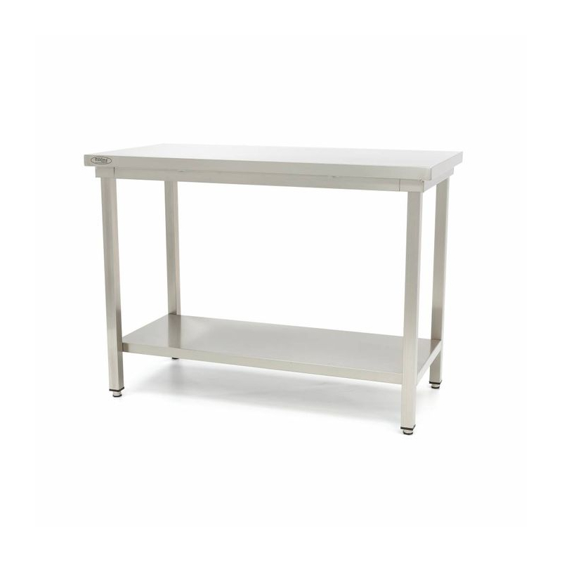Roestvrij stalen werktafel - 80 x 70 cm - verstelbare hoogte - Maxima - 09364003