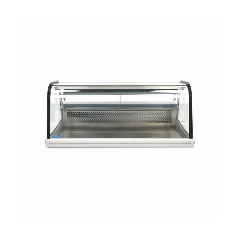 Gekoelde vitrine - 255 L - 125 cm - met onderstel - Maxima - 09400821