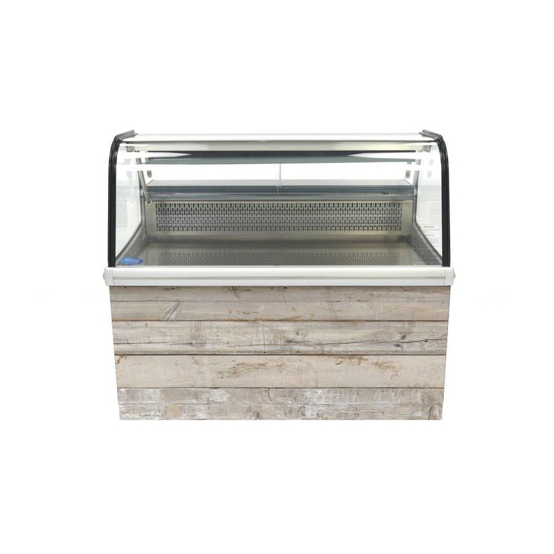 Gekoelde vitrine - 255 L - 125 cm - met onderstel - Maxima - 09400821