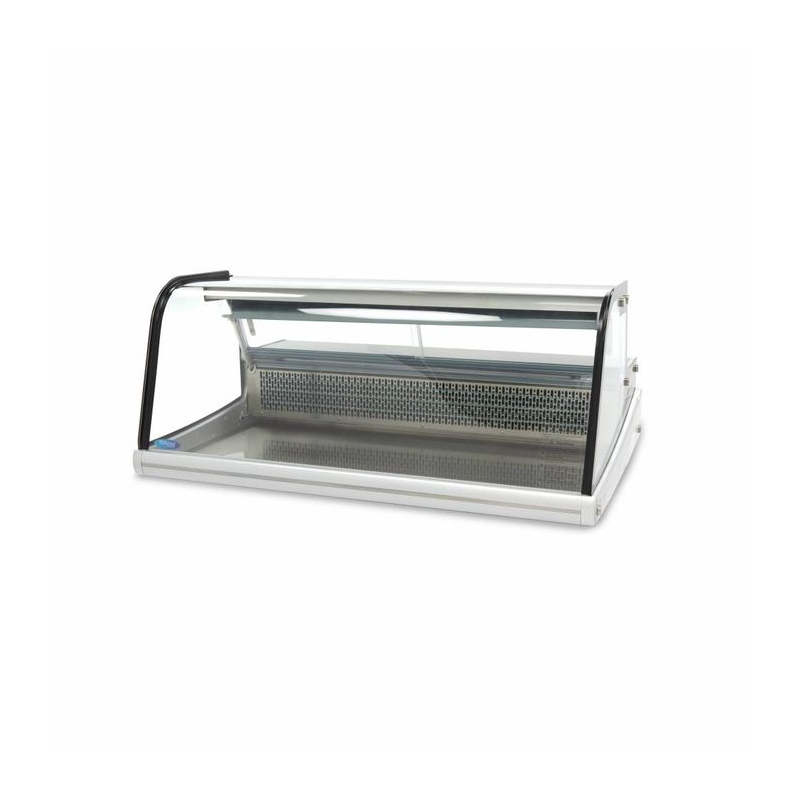 Gekoelde vitrine - 255 L - 125 cm - met onderstel - Maxima - 09400821