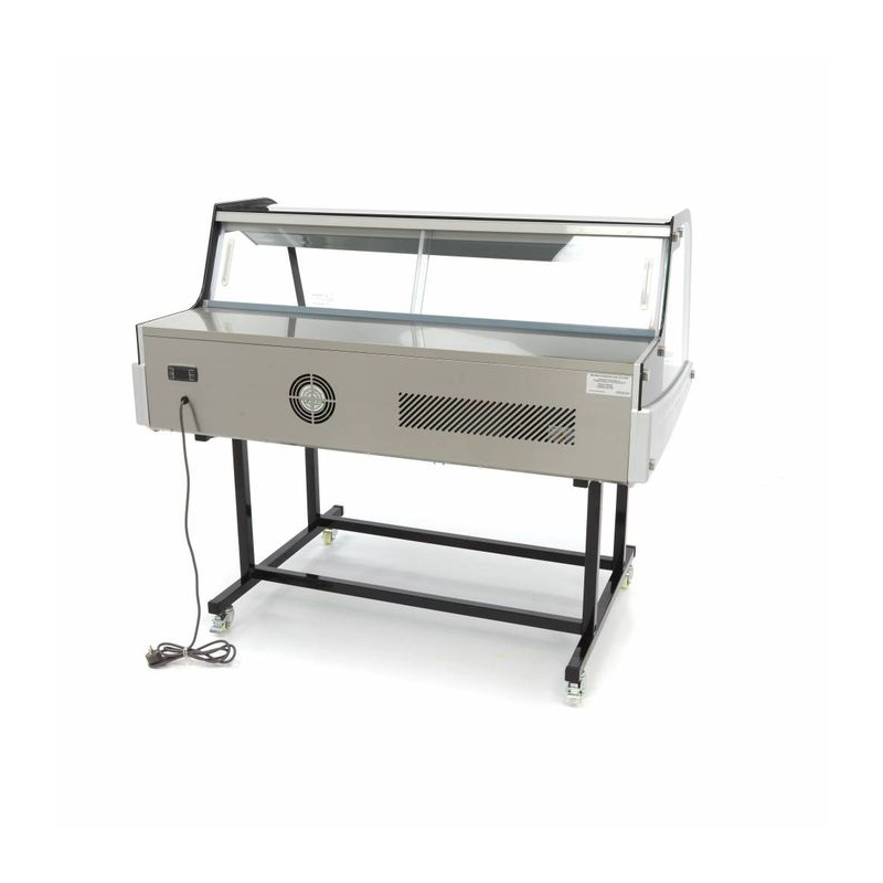 Gekoelde vitrine - 255 L - 125 cm - met onderstel - Maxima - 09400821