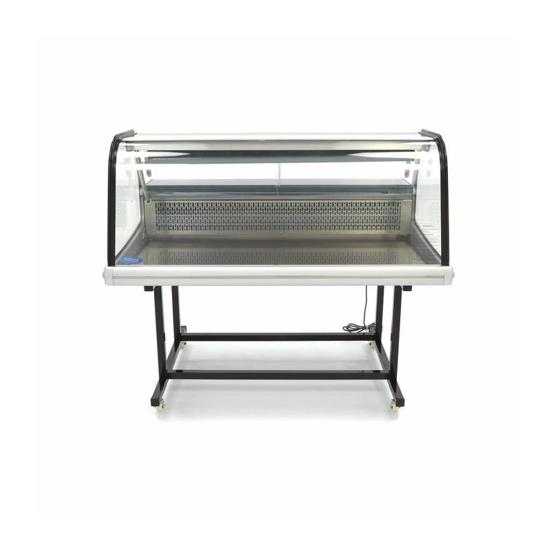 Gekoelde vitrine - 255 L - 125 cm - met onderstel - Maxima - 09400821