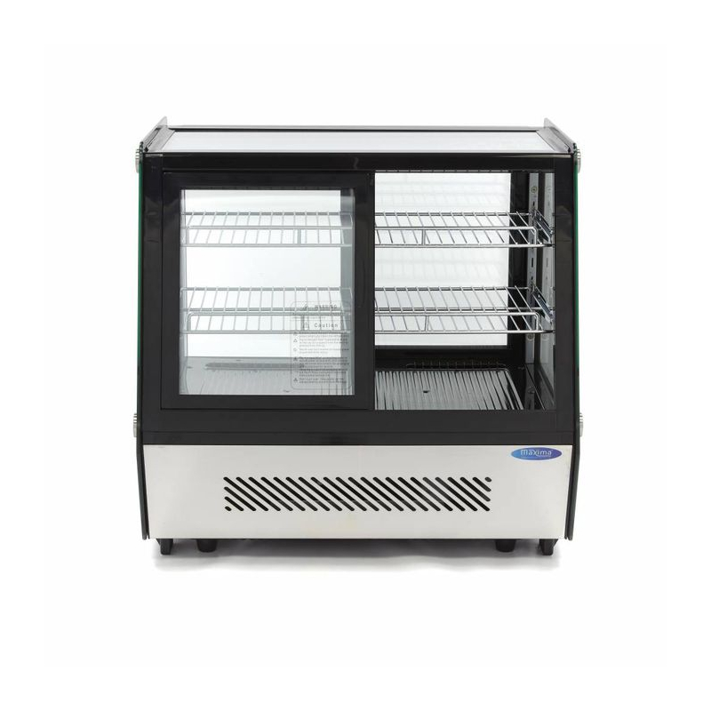 Gebakskoelvitrine - 125 L - 71 cm - schuifdeuren voor en achter - Maxima - 09400847