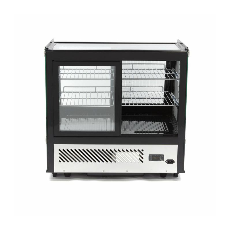 Gebakskoelvitrine - 125 L - 71 cm - schuifdeuren voor en achter - Maxima - 09400847