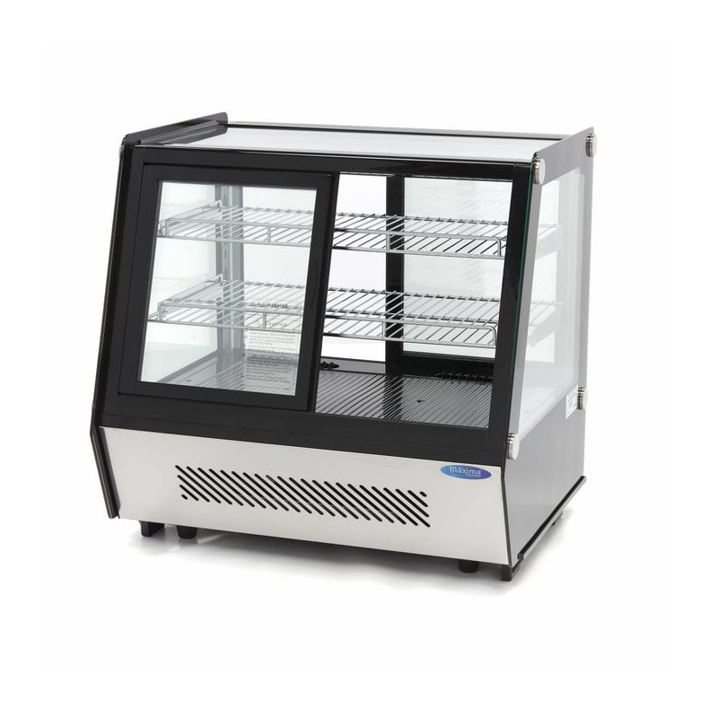 Gebakskoelvitrine - 125 L - 71 cm - schuifdeuren voor en achter - Maxima - 09400847