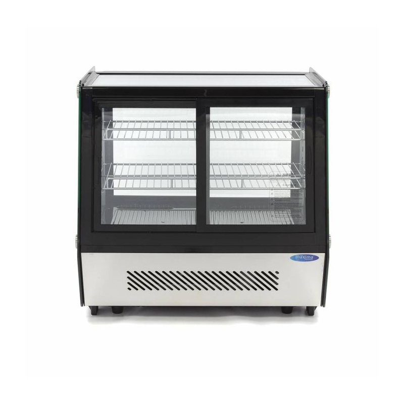 Gebakskoelvitrine - 125 L - 71 cm - schuifdeuren voor en achter - Maxima - 09400847