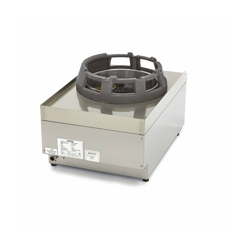 Wok kooktoestel - &Oslash;28 cm kookring - diepte 60 cm - gas - Maxima - 09391560