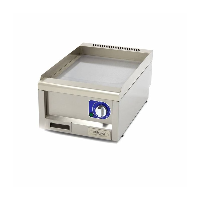 Grill van commerci&euml;le kwaliteit - glad - enkele eenheid - diepte 60 cm - elektrisch - Maxima - 09391610
