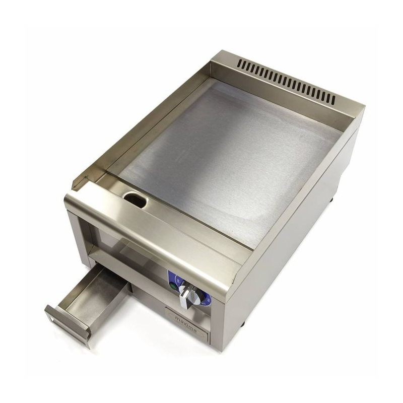 Grill van commerci&euml;le kwaliteit - glad - enkele eenheid - diepte 60 cm - elektrisch - Maxima - 09391610