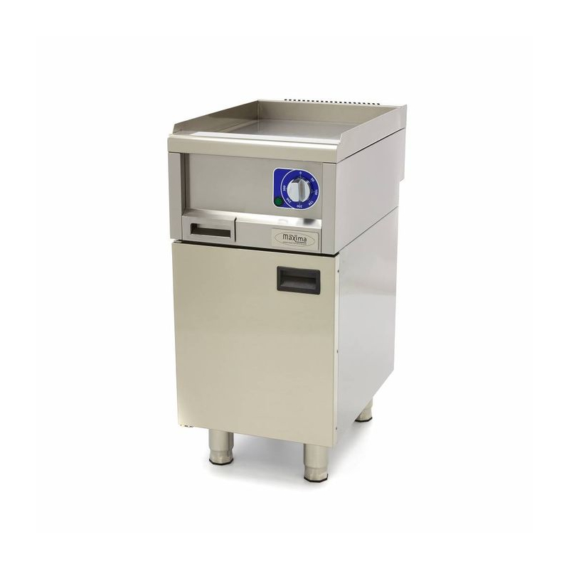 Grill van commerci&euml;le kwaliteit - glad - enkele eenheid - diepte 60 cm - elektrisch - Maxima - 09391610